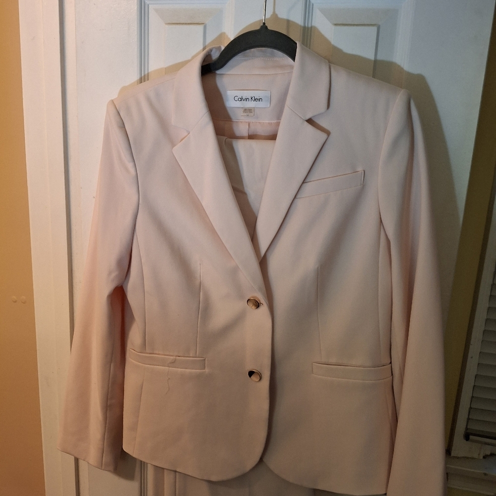 Calvin Klein Cream Pantsuit